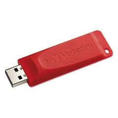 VERBATIM CORPORATION DRIVE,64GB,USB FLASH,RD, UNIT OF MEASURE: EA