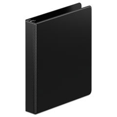 WILSON JONES CO. Heavy-Duty No-Gap D-Ring Binder With Label Holder  1in Capacity  Black; UNIT OF MEASURE: EA