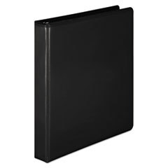 WILSON JONES CO. Basic D-Ring Vinyl View Binder  1in Capacity  Black; UNIT OF MEASURE: EA