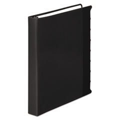 WILSON JONES CO. View-Tab Round Ring Presentation Binder  8-Tab Style  1in Capacity  Black; UNIT OF MEASURE: EA