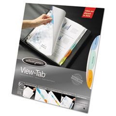 ACCO BRANDS  INC. View-Tab Sheet Protectors  Easy Organize  Multi-Tabs  8/pk; UNIT OF MEASURE: SE