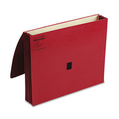 WILSON JONES CO. Colorlife Three Inch Expansion Wallets With Velcro Gripper  Letter  Red; UNIT OF MEASURE: EA