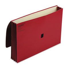WILSON JONES CO. Colorlife Three Inch Expansion Wallets With Velcro Gripper  Legal  Red; UNIT OF MEASURE: EA