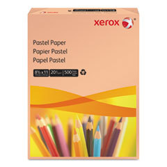 XEROX CORP. Multipurpose Pastel Colored Paper  20-Lb  Letter  Salmon  500 Sheets/ream; UNIT OF MEASURE: RM