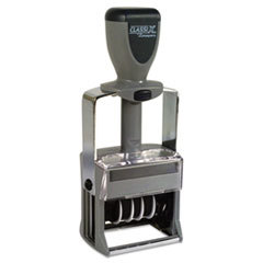 SHACHIHATA INC. U.S.A. Heavy-Duty Self-Inking Message Date Stamp  Received  10 Year  Blue/red; UNIT OF MEASURE: EA