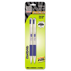 ZEBRA PEN CORP. F-301 Retractable Ballpoint Pen  Blue In  Fine  2 Per Pack; UNIT OF MEASURE: PG