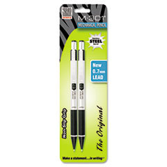 ZEBRA PEN CORP. M-301 Mechanical Pencil  0.7 Mm  Stainless Steel W/black Accents Barrel  2/pk; UNIT OF MEASURE: PG