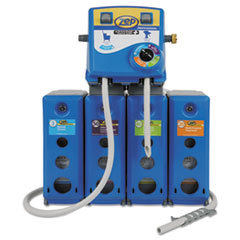 AMREP Advantage+ 4/1 Wall Mount Dispensing System  Blue plastic/metal 19.5x6.75x29; UNIT OF MEASURE: EA