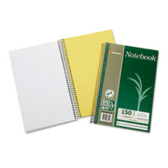 AbilityOne 7530016002023 Bio Based Bagasse Notebook  College  11x9-1/2 white  150/pad  3/pk UNIT OF MEASURE: PK