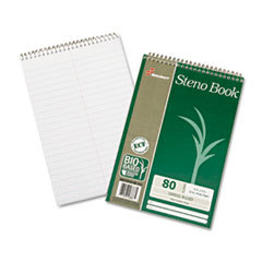 AbilityOne 7530016002030 Biobased Bagasse Steno Book  Gregg Rule  6x9  White  60/pad  6/pk UNIT OF MEASURE: PK