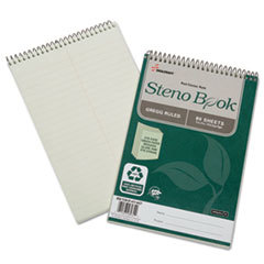 AbilityOne 7530016116427 Memo Book  Ruled  6 X 9  Easy-Eye Green  80 Sheets  6 Pads/pk UNIT OF MEASURE: PK