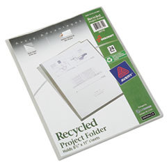 AbilityOne 7510016169667 Recycled Project Folder  8-1/2 X 11  Clear  24/box UNIT OF MEASURE: BX