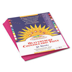 PACON CORPORATION Construction Paper  58 Lbs.  9 X 12  Magenta  50 Sheets/pack; UNIT OF MEASURE: PG