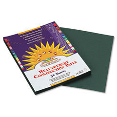 PACON CORPORATION Construction Paper  58 Lbs.  9 X 12  Dark Green  50 Sheets/pack; UNIT OF MEASURE: PG