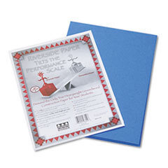 PACON CORPORATION Riverside Construction Paper  76 Lbs.  9 X 12  Blue  50 Sheets/pack; UNIT OF MEASURE: PG