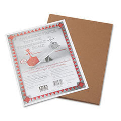 PACON CORPORATION Riverside Construction Paper  76 Lbs.  9 X 12  Brown  50 Sheets/pack; UNIT OF MEASURE: PG