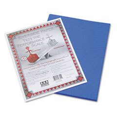 PACON CORPORATION Riverside Construction Paper  76 Lbs.  9 X 12  Dark Blue  50 Sheets/pack; UNIT OF MEASURE: PG
