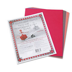PACON CORPORATION Riverside Construction Paper  76 Lbs.  9 X 12  Assorted  50 Sheets/pack; UNIT OF MEASURE: PG