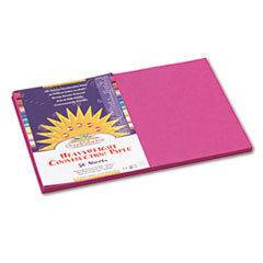 PACON CORPORATION Construction Paper  58 Lbs.  12 X 18  Magenta  50 Sheets/pack; UNIT OF MEASURE: PG