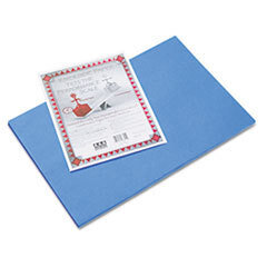 PACON CORPORATION Riverside Construction Paper  76 Lbs.  12 X 18  Blue  50 Sheets/pack; UNIT OF MEASURE: PG