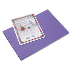 PACON CORPORATION Riverside Construction Paper  76 Lbs.  12 X 18  Violet  50 Sheets/pack; UNIT OF MEASURE: PG