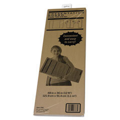 PACON CORPORATION Spotlight Corrugated Presentation Display Board  White  48 X 36; UNIT OF MEASURE: EA