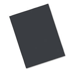 PACON CORPORATION Riverside Construction Paper  76 Lbs.  18 X 24  Black  50 Sheets/pack; UNIT OF MEASURE: PG