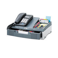 SAFCO PRODUCTS Telephone Organizer Stand  1 Drawer  14 3/4 X 10 1/2 X 4 1/4  Gray; UNIT OF MEASURE: EA