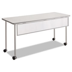 SAFCO PRODUCTS Impromptu Modesty Panel  Polycarbonate/steel  54w X 1d X 9h  Silver; UNIT OF MEASURE: EA