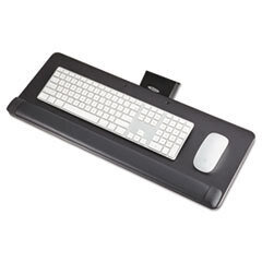 SAFCO PRODUCTS Knob-Adjust Keyboard Platform  25w X 9-1/2d  Black; UNIT OF MEASURE: EA