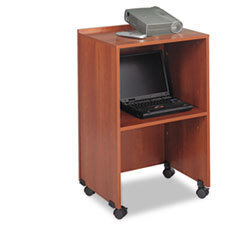 SAFCO PRODUCTS Lectern Base/media Cart  21-1/4w X 17-1/2d X 33-3/4h  Cherry; UNIT OF MEASURE: EA