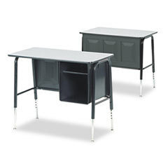 VIRCO  INC. Jr. Executive Desk  34w X 20d X 30h  Gray Nebula; UNIT OF MEASURE: EA