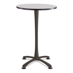 SAFCO PRODUCTS Cha-Cha Bistro Height Table Base  X-Style  Steel  42in High  Black; UNIT OF MEASURE: EA