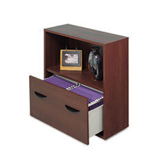 SAFCO PRODUCTS BOOKCASE,W/FILE DRWR,MAH, UNIT OF MEASURE: EA