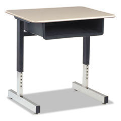 VIRCO  INC. Cantilever-Legged Student Desk  26w X 20d X 30h  Sandstone  2/carton; UNIT OF MEASURE: BX