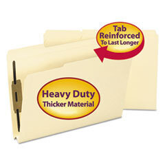 SMEAD MANUFACTURING CO. 1 1/2 Inch Expansion Folders  Two Fasteners  1/3 Top Tab  Legal  Manila  50/box; UNIT OF MEASURE: BX