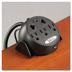 SAFCO PRODUCTS Power Module  3 Outlets  2 Rj-45 Ports  8 Ft Cord; UNIT OF MEASURE: EA