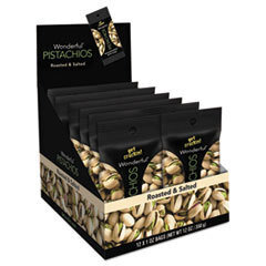 PARAMOUNT FARMS INC. Wonderful Pistachios  Roasted &amp; Salted  1 Oz Pack  12/box; UNIT OF MEASURE: BX