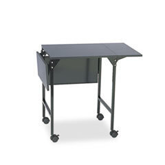 SAFCO PRODUCTS STAND,MACH,W/2 8"LEAVE,BK, UNIT OF MEASURE: EA