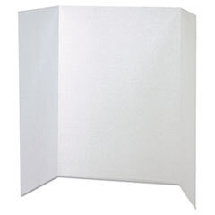 PACON CORPORATION Spotlight Corrugated Presentation Display Boards  48 X 36  White  4/carton; UNIT OF MEASURE: BX