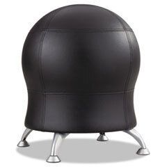 SAFCO PRODUCTS Zenergy Ball Chair  22 1/2in Diameter X 23in High  Black/silver; UNIT OF MEASURE: EA