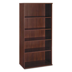 BUSH INDUSTRIES BOOKCASE,OPEN DOUBLE,DCH, UNIT OF MEASURE: EA