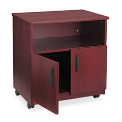 SAFCO PRODUCTS Laminate Machine Stand W/open Compartment  28w X 19-3/4d X 30-1/2h  Mahogany; UNIT OF MEASURE: EA