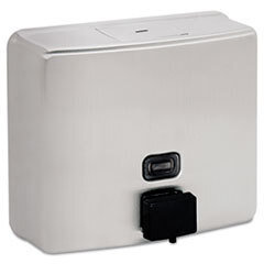 BOBRICK WASHROOM DISPENSER,SOAP,40OZ,SS, UNIT OF MEASURE: EA