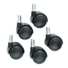 SAFCO PRODUCTS CASTER,HARDFLOOR,BK, UNIT OF MEASURE: ST