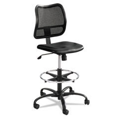 SAFCO PRODUCTS CHAIR,EXTENDED HT VIN,BK, UNIT OF MEASURE: EA