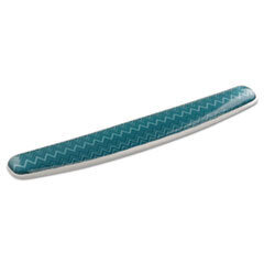 3M/COMMERCIAL TAPE DIV. Fun Design Clear Gel Keyboard Wrist Rest  2 3/4in X 18in  Green; UNIT OF MEASURE: EA