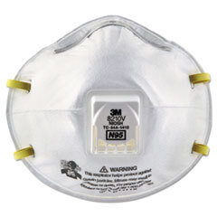 3M/COMMERCIAL TAPE DIV. Particulate Respirator 8210v  N95  Cool Flow Valve  80/carton; UNIT OF MEASURE: BX