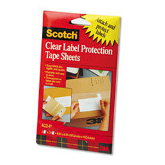 3M/COMMERCIAL TAPE DIV. Scotchpad Label Protection Tape Pads  4 X 6  25/pad  2 Pads/pack; UNIT OF MEASURE: PG