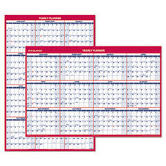 AT-A-GLANCE Erasable Vertical/horizontal Wall Planner  32 X 48  Blue/red  2015; UNIT OF MEASURE: EA